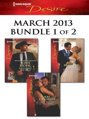 cover image of Harlequin Desire March 2013 - Bundle 1 of 2